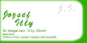 jozsef illy business card